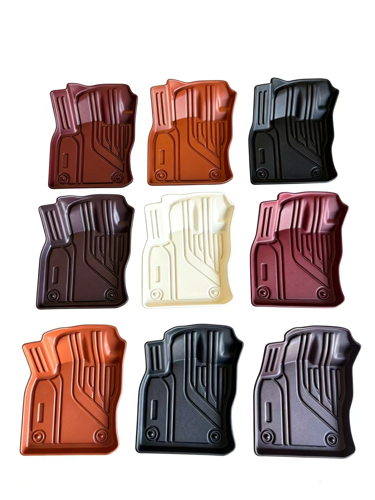  Multi-color TPE car floor mats